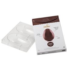Picture of EASTER EGG POLYCARBONATE MOLD 130 G 2 CAVITIES 150 X 100 MM